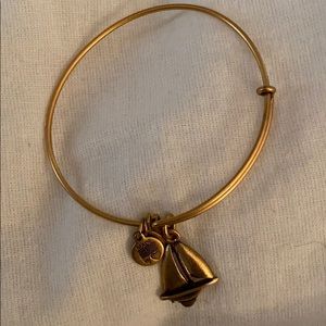Gold sailboat Alex and Ani Bracelet